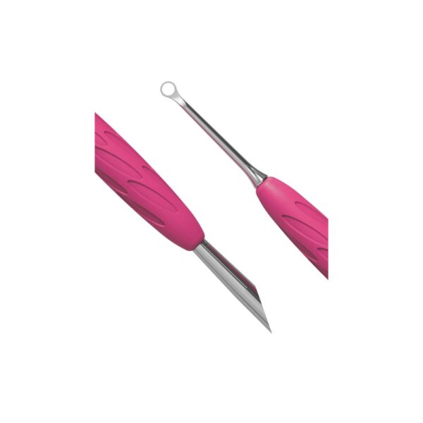 Empujador de manicura Staleks con mango de silicona UNIQ 11 TIPO 2 - Imagen 4